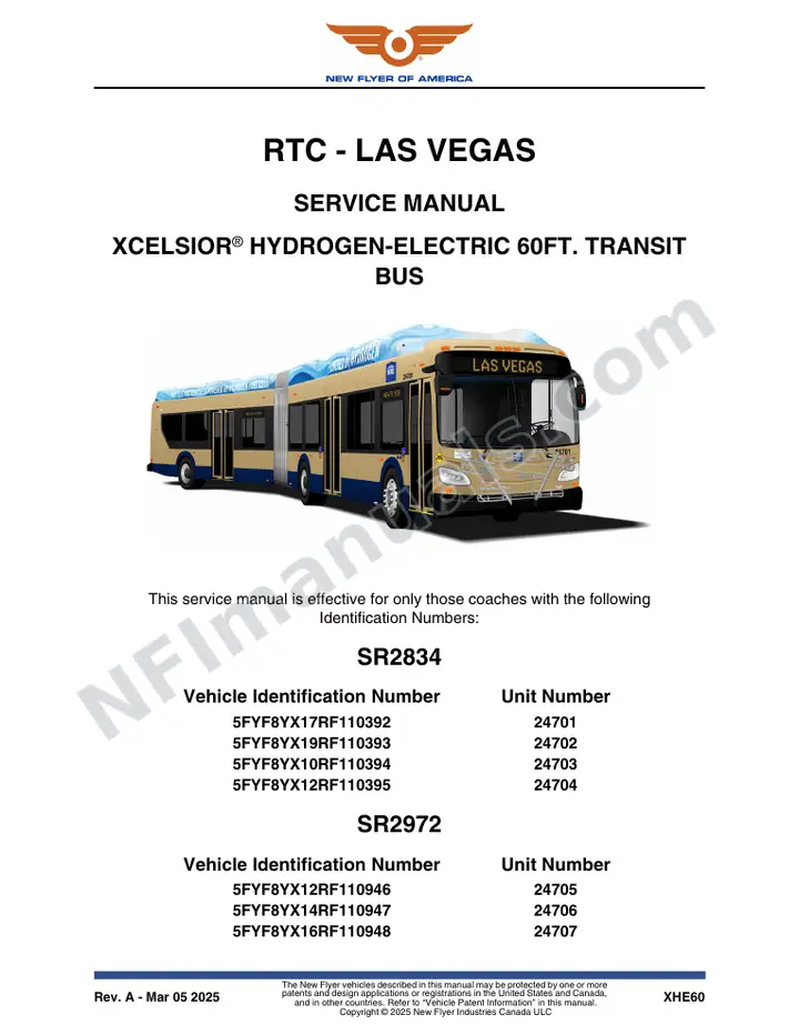SR2834_2972 Service Manual, RTC - Las Vegas first-page preview