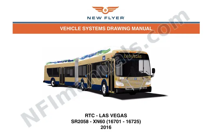SR2058 Vehicle Systems Drawings, RTC - Las Vegas first-page preview
