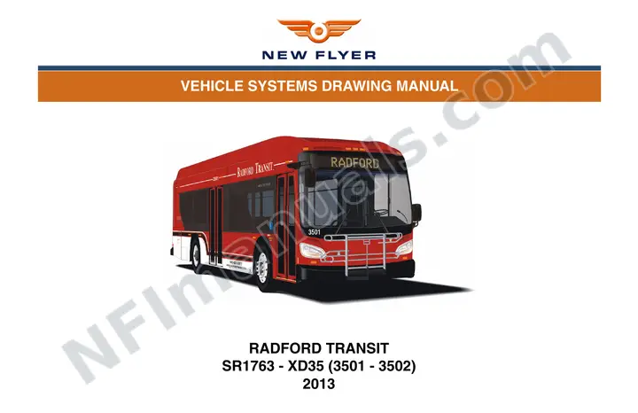 SR1763 Vehicle Systems Drawings, Radford Transit first-page preview