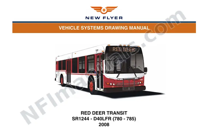 SR1244 Vehicle Systems Drawings, Red Deer Transit first-page preview