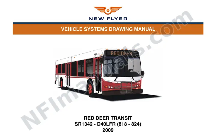 SR1342 Vehicle Systems Drawings, Red Deer Transit first-page preview