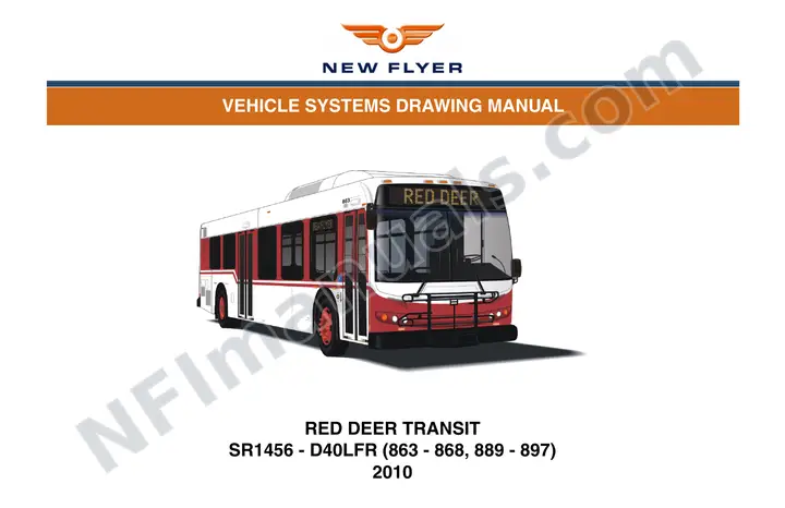 SR1456 Vehicle Systems Drawings, Red Deer Transit first-page preview