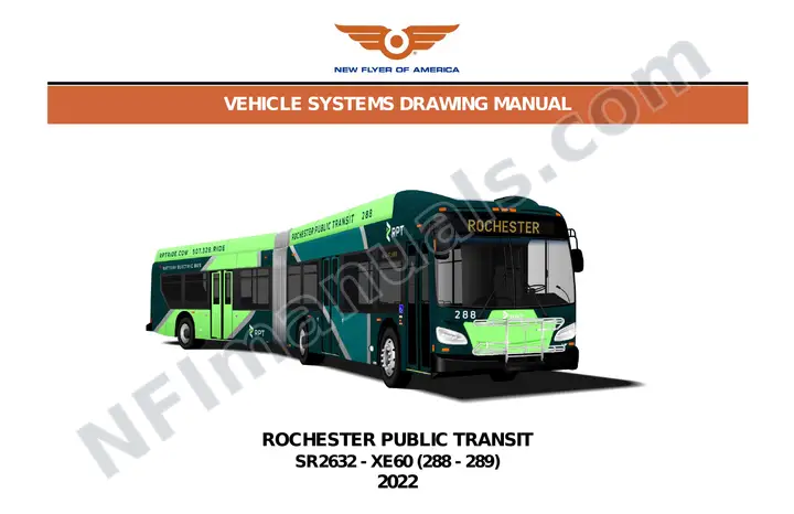 SR2632 Vehicle Systems Drawings, Rochester Public Transit first-page preview