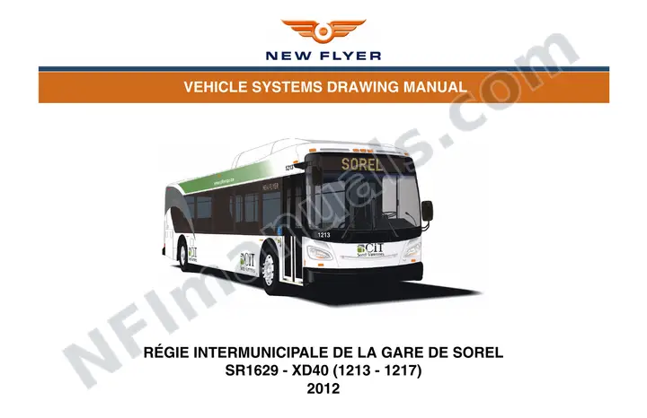 SR1629 Vehicle Systems Drawings, Sorel first-page preview