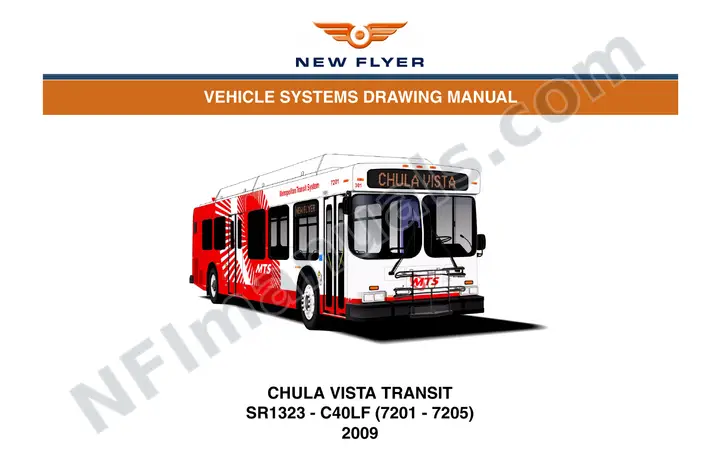 SR1323 Vehicle Systems Drawings, Chula Vista Transit first-page preview