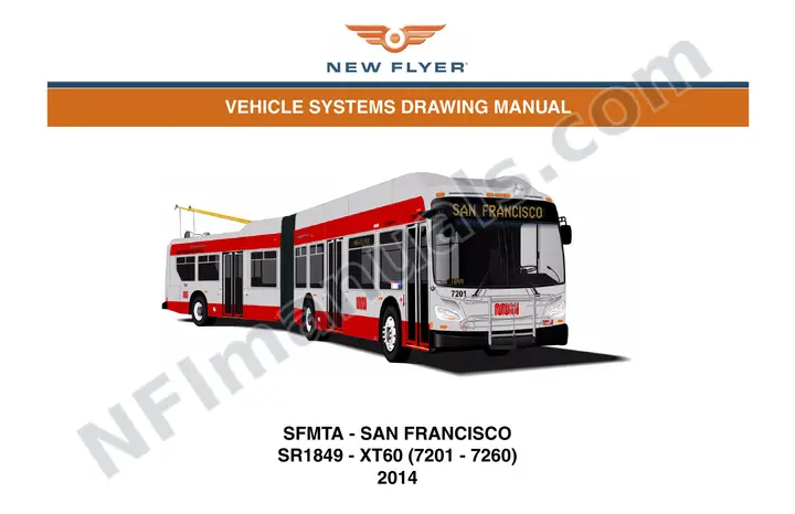 SR1849 Vehicle Systems Drawings, SFMTA - San Francisco first-page preview