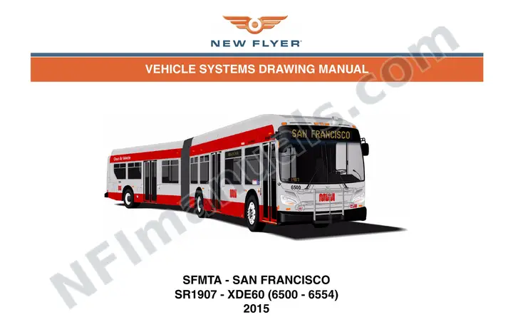 SR1907 Vehicle Systems Drawings, SFMTA - San Francisco first-page preview