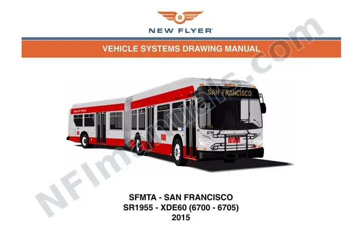SR1955 Vehicle Systems Drawings, SFMTA - San Francisco first-page preview