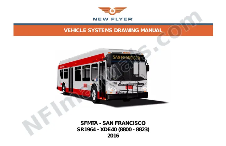 SR1964 Vehicle Systems Drawings, SFMTA - San Francisco first-page preview