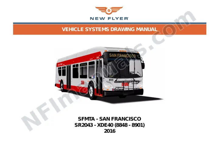 SR2043 Vehicle Systems Drawings, SFMTA - San Francisco first-page preview