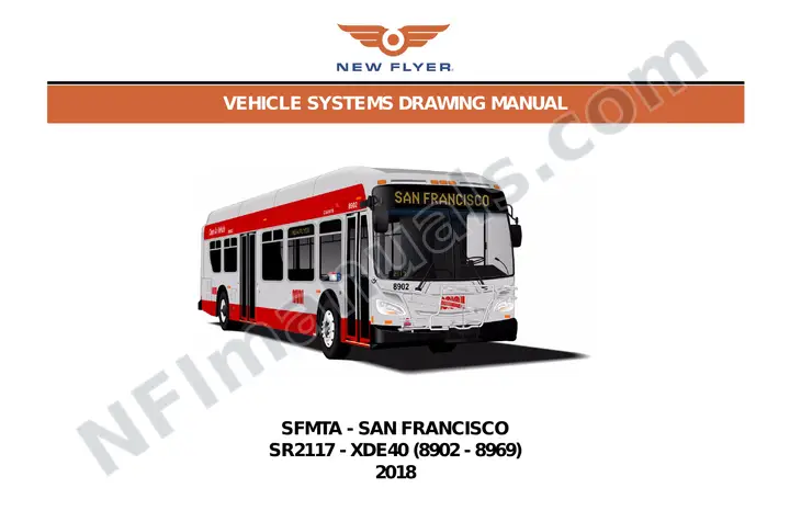 SR2117 Vehicle Systems Drawings, SFMTA - San Francisco first-page preview
