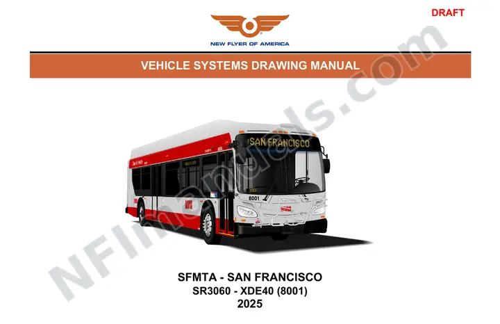 SR3060 Vehicle Systems Drawings, SFMTA - San Francisco first-page preview