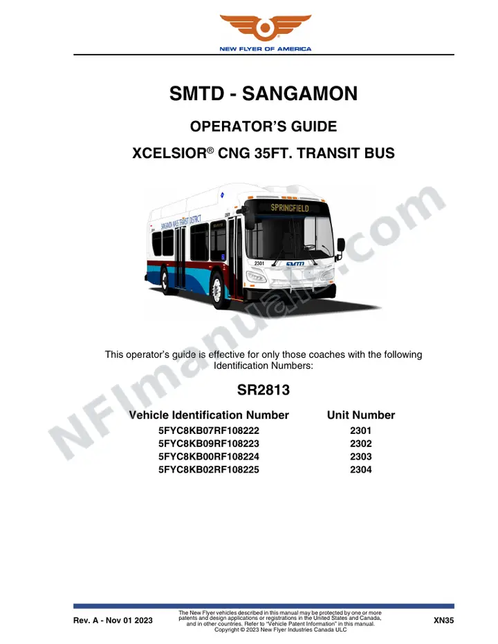 SR2813 Operator's Guide, STMD - Sangamon first-page preview