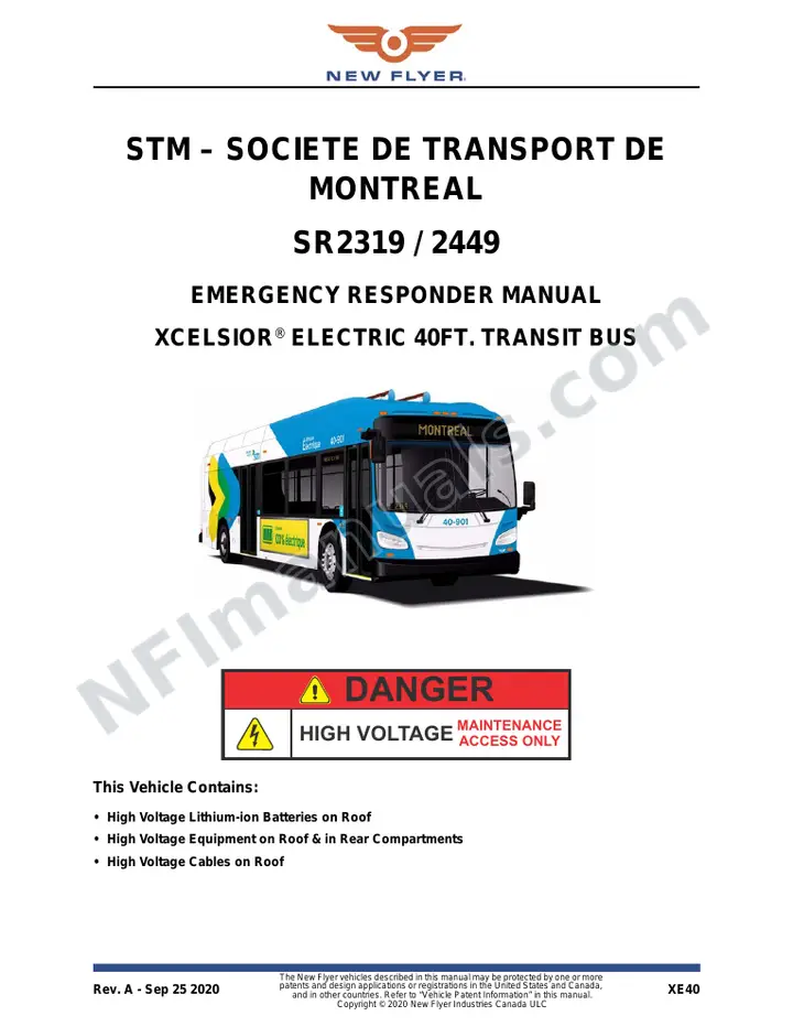 SR2319_2449 Emergency Responder Manual STM - Societe de transport de Montreal first-page preview