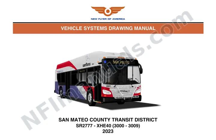 SR2777 Vehicle Systems Drawings, San Mateo County Transit District first-page preview