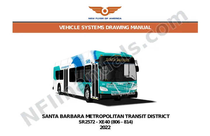 SR2572 Vehicle Systems Drawings, Santa Barbara Metropolitan Transit District first-page preview