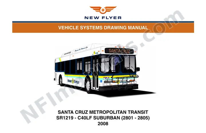 SR1219 Vehicle Systems Drawings, Santa Cruz Metropolitan Transit first-page preview