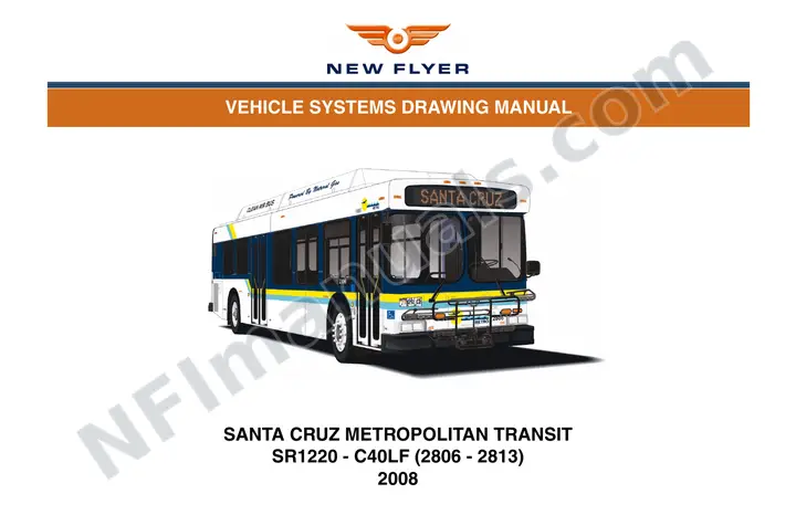 SR1220 Vehicle Systems Drawings, Santa Cruz Metropolitan Transit first-page preview