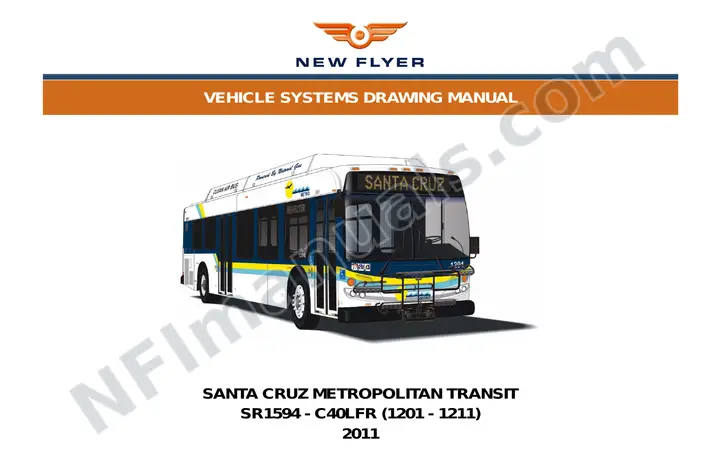 SR1594 Vehicle Systems Drawings, Santa Cruz Metropolitan Transit first-page preview