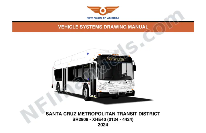 SR2908 Vehicle Systems Drawings, Santa Cruz Metropolitan Transit District first-page preview