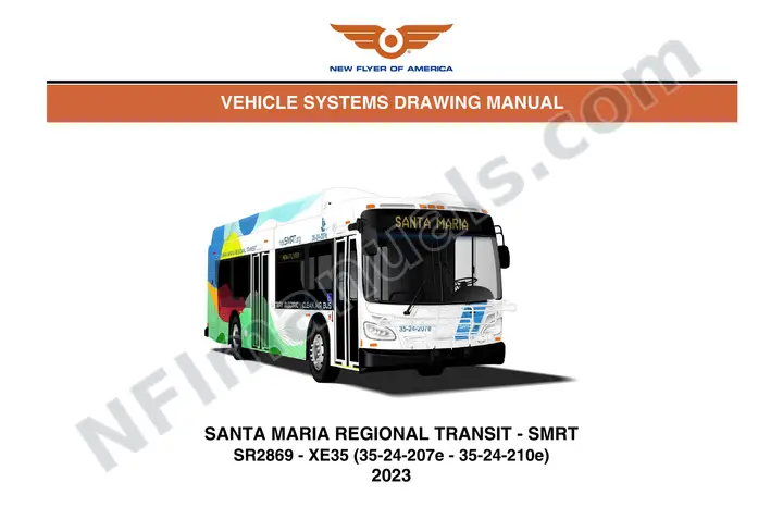 SR2869 Vehicle Systems Drawings, Santa Maria Regional Transit - SMRT first-page preview