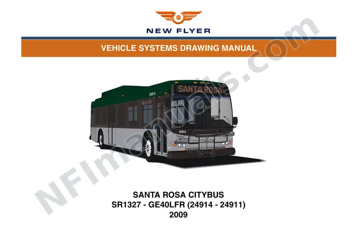 SR1327 Vehicle Systems Drawings, Santa Rosa CityBus first-page preview