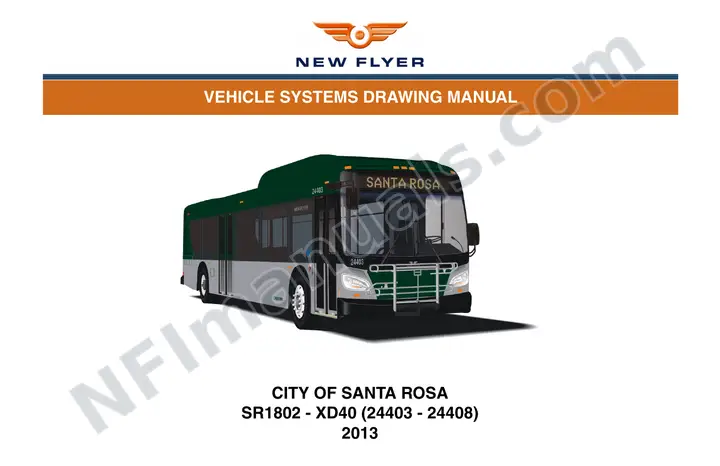 SR1802 Vehicle Systems Drawings, City of Santa Rosa first-page preview