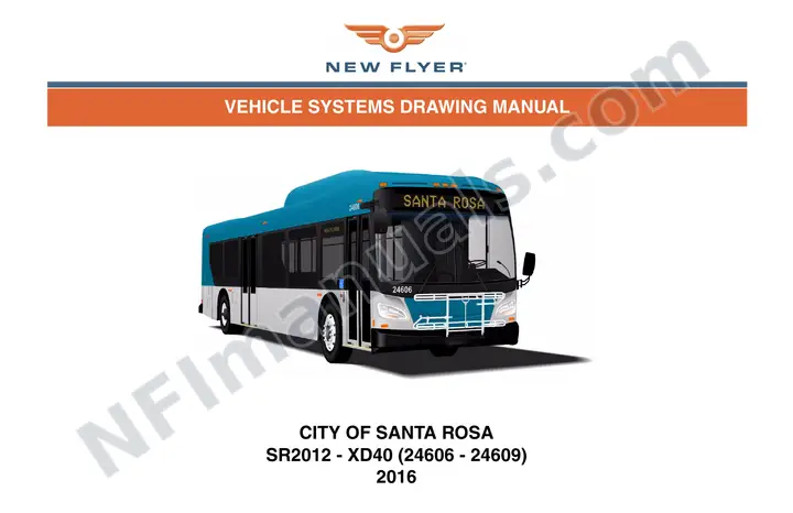 SR2012 Vehicle Systems Drawings, City of Santa Rose first-page preview