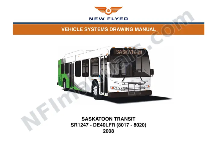 SR1247 Vehicle Systems Drawings, Saskatoon Transit first-page preview