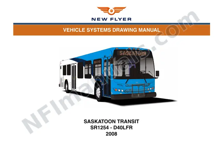 SR1254 Vehicle Systems Drawings, Saskatoon Transit first-page preview