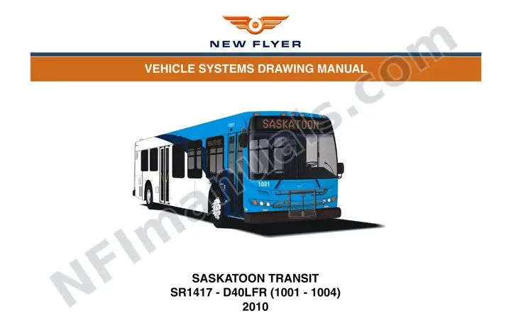 SR1417 Vehicle Systems Drawings, Saskatoon Transit first-page preview