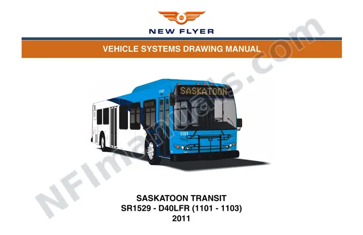 SR1529 Vehicle Systems Drawings, Saskatoon Transit first-page preview