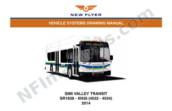 SR1838 Vehicle Systems Drawings, Simi Valley Transit first-page preview