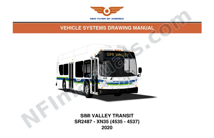 SR2487 Vehicle Systems Drawings, Simi Valley Transit first-page preview