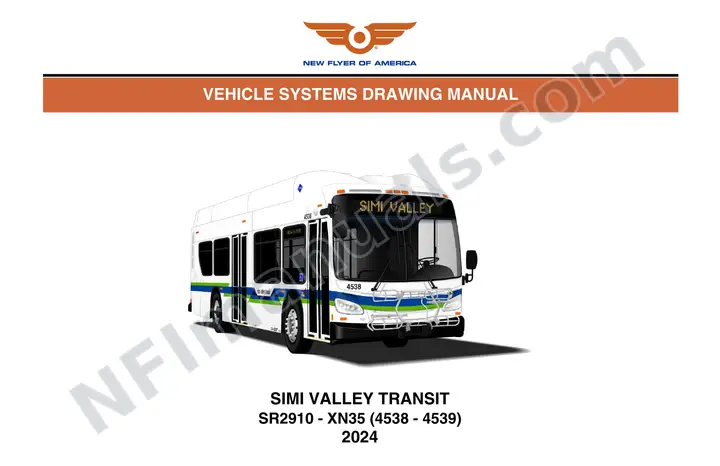 SR2910 Vehicle Systems Drawings, Simi Valley Transit first-page preview