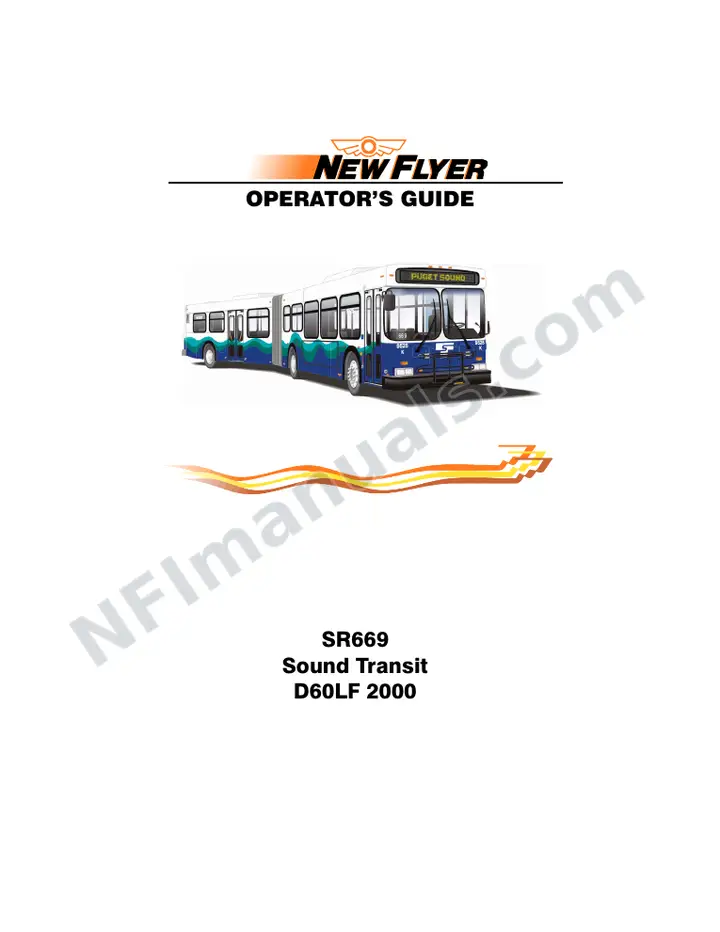 SR669 Operator's Guide, Sound Transit first-page preview