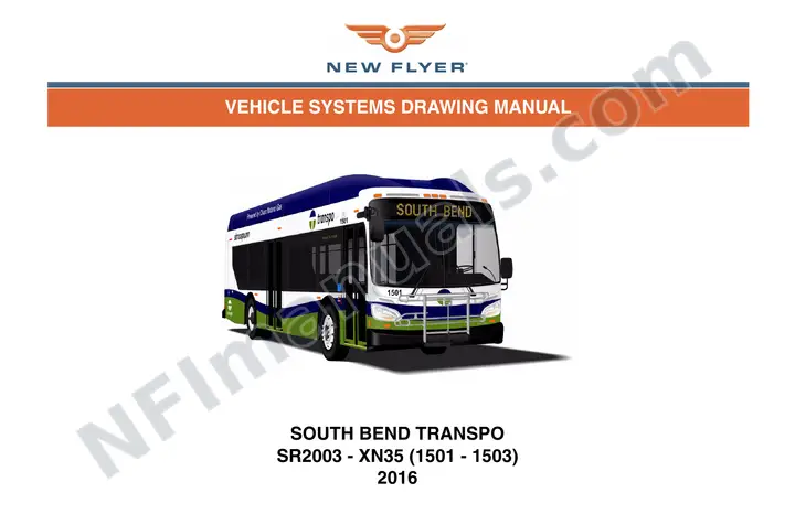 SR2003 Vehicle Systems Drawings, South Bend Transpo first-page preview