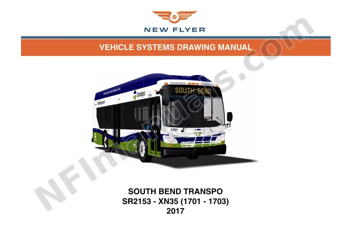 SR2153 Vehicle Systems Drawings, South Bend Transpo first-page preview