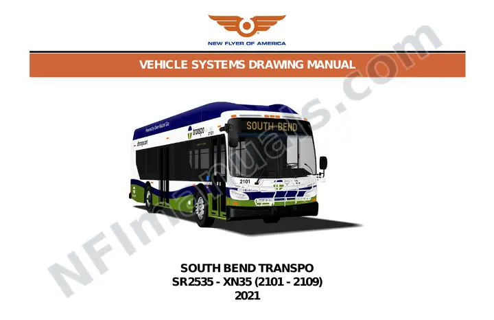 SR2535 Vehicle Systems Drawings, South Bend Transpo first-page preview