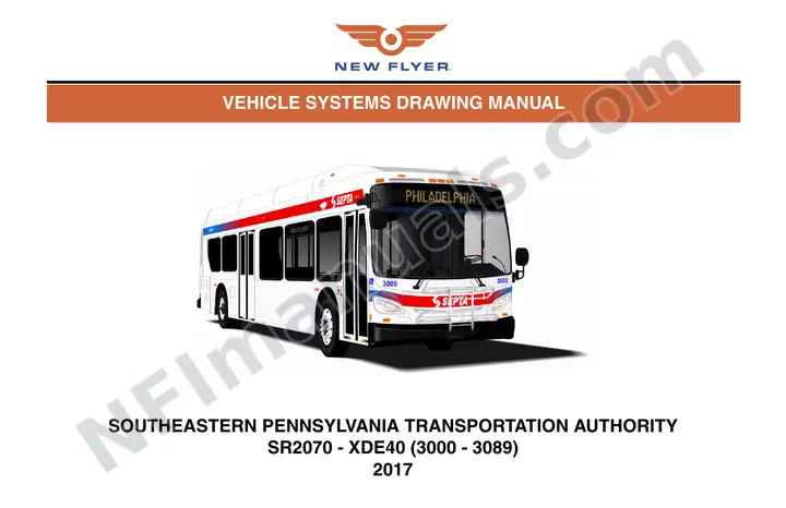 SR2070 Vehicle Systems Drawings, Southeastern Pennsylvania Transportation Authority (SEPTA) first-page preview