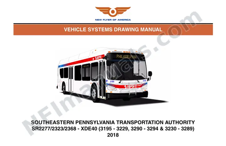 SR2323 Vehicle Systems Drawings, Southeastern Pennsylvania Transportation Authority first-page preview