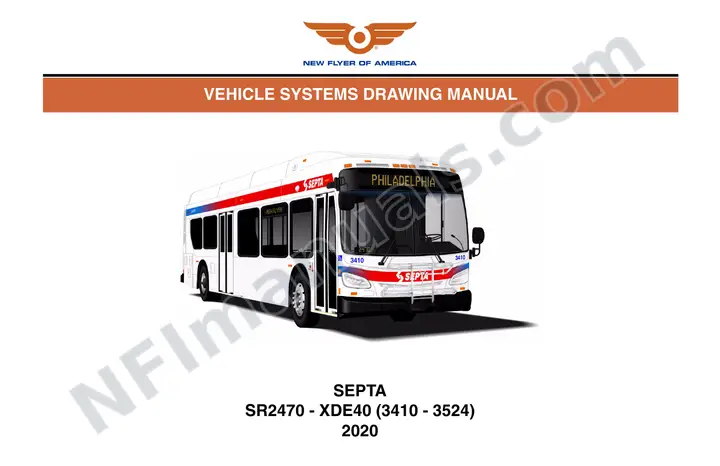 SR2470 Vehicle Systems Drawings, SEPTA first-page preview