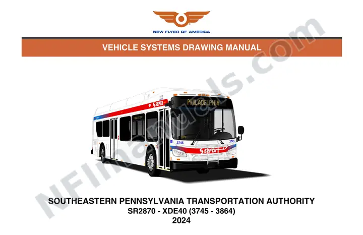 SR2870 Vehicle Systems Drawings, Southeastern Pennsylvania Transportation Authority first-page preview