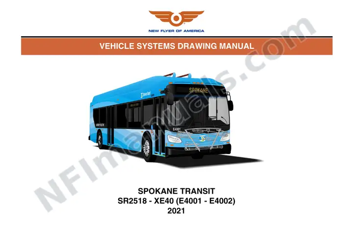 SR2518 Vehicle Systems Drawings, Spokane first-page preview
