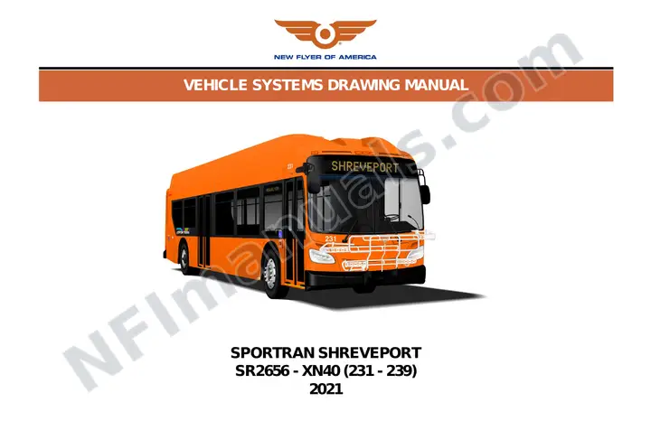 SR2656 Vehicle Systems Drawings, Sportran Shreveport first-page preview
