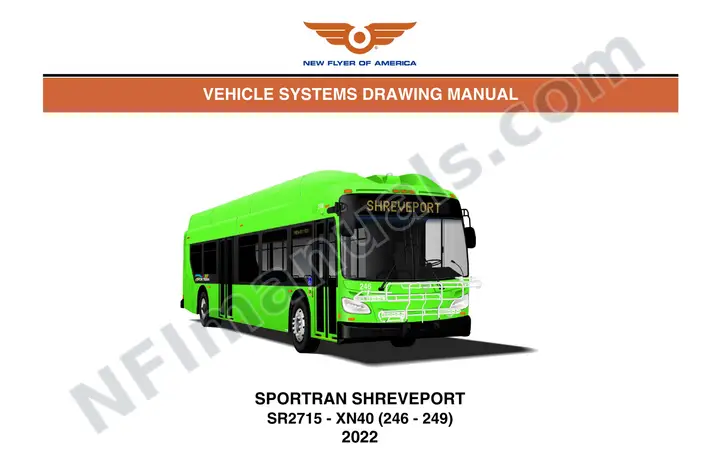 SR2715 Vehicle Systems Drawings, Sportran Shreveport first-page preview