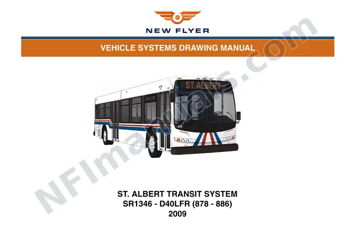 SR1346 Vehicle Systems Drawings, St. Albert Transit System first-page preview