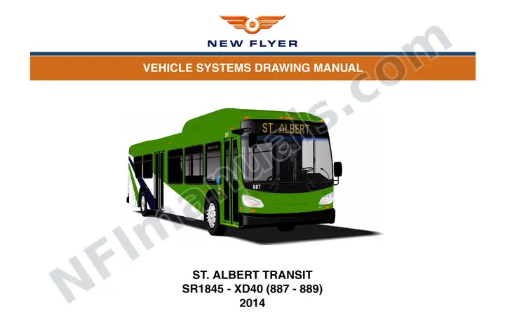 SR1845 Vehicle Systems Drawings, St. Albert Transit first-page preview