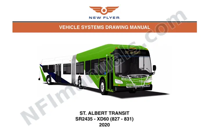 SR2435 Vehicle Systems Drawings, St. Albert Transit first-page preview