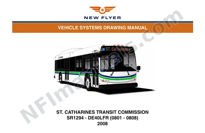 SR1294 Vehicle Systems Drawings, St. Catharines Transit Commission first-page preview